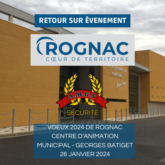 Retour sur les voeux 2024 de la Ville de Rognac au Centre d'Animation Municipal George Batignet 