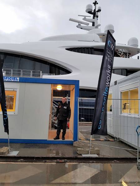 Société de sécurité pour filtration personnels et invités sur yacht, La Ciotat