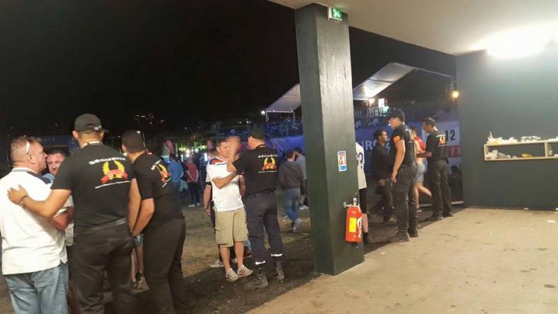 Societe de securite evenementiel pour match de foot Marseille