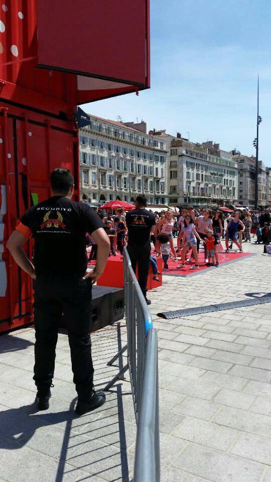 Sécurité privée gardiennage Marseille pour évènement COCA-COLA MOVE MY CITY