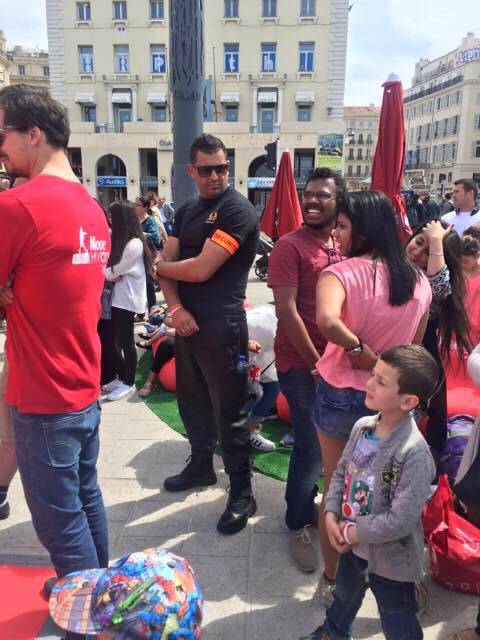 Vigile Marseille pour évènement COCA-COLA MOVE MY CITY